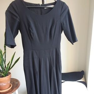 Elegant fit & flare LBD by Reiss